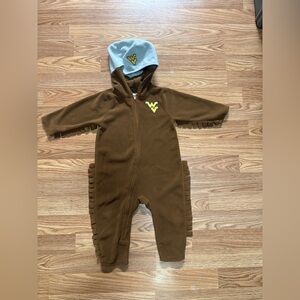 18 month Unisex WVU Mountaineer Mascot One Piece Outfit